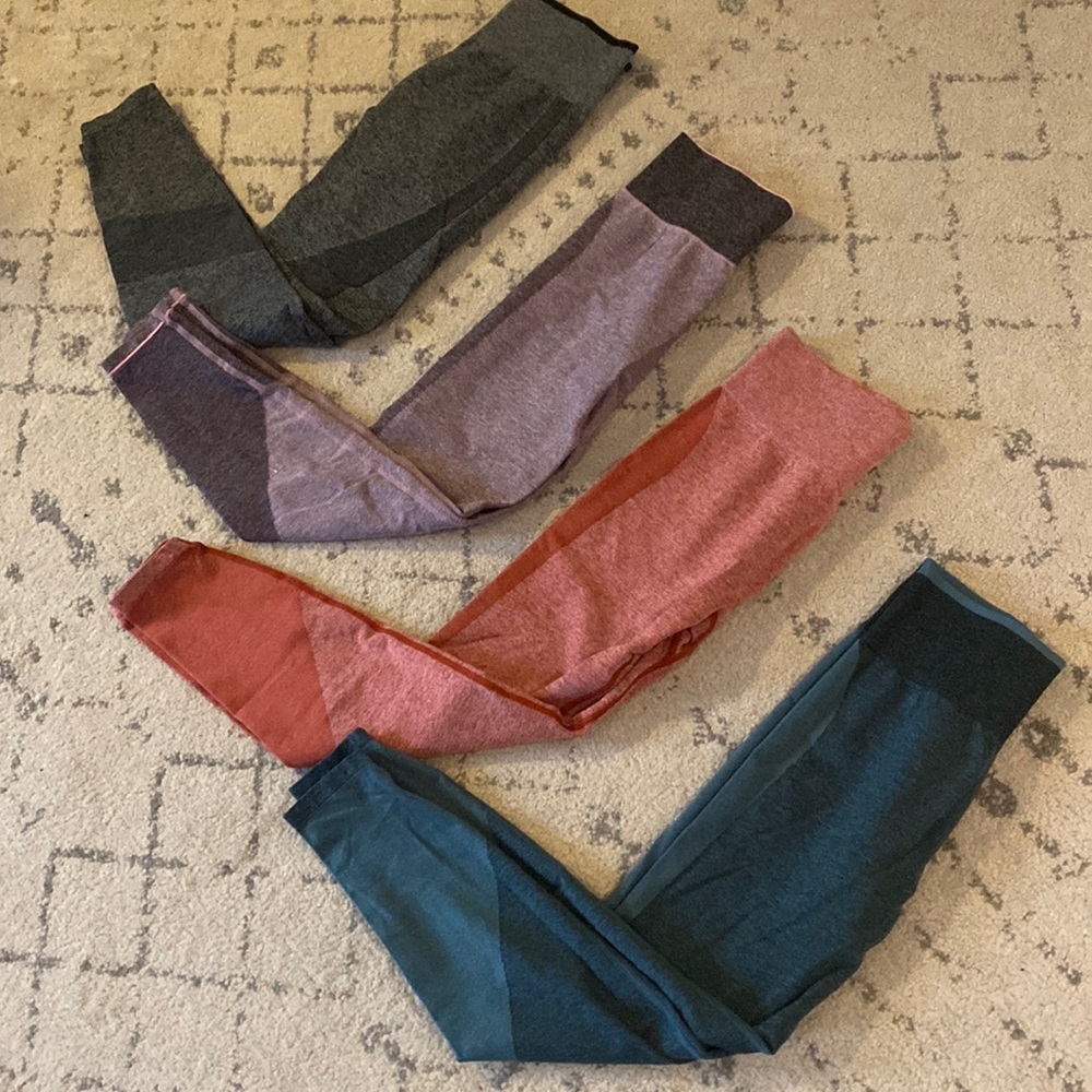 Like New Pink yoga pants. All 4 included